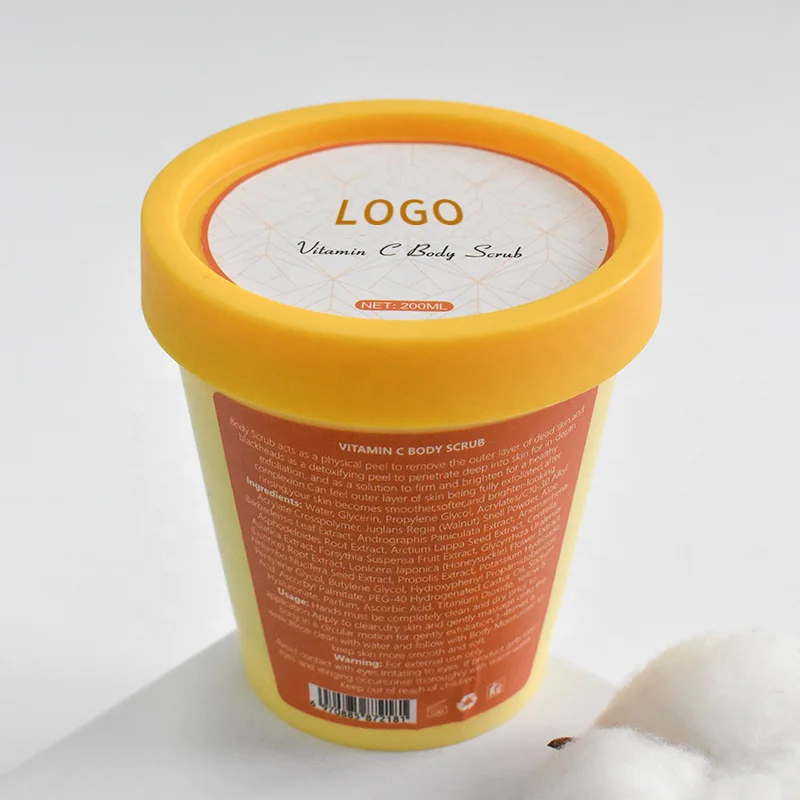 gold body scrub VC Niacinamide Peeling Chicken Skin Exfoliating Cleansing Body