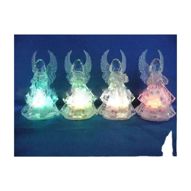 Hign Quality Creative Gift Guardian Angel Design Led Lamp In Acrylic Angel Design