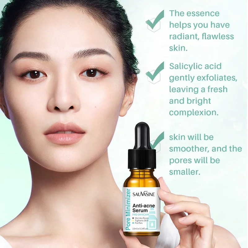 SAUVASINE  pore minimizer serum for shrinking unclogs enlarged pore anti ance serum