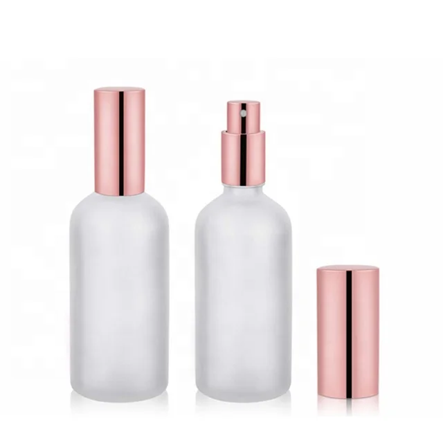 100ml Colored Matte Frosted Empty Glass Spray  Clear Perfume Bottle with Mist Sprayer