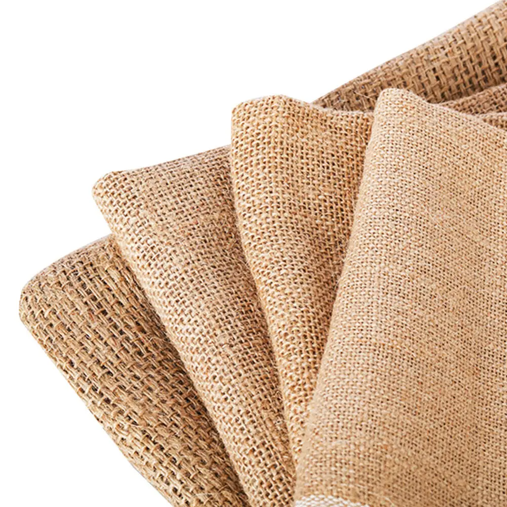 Professional Production Medium Weight Medium Weight Sofa Cover Burlap Ribbon Jute Fabric For Garment