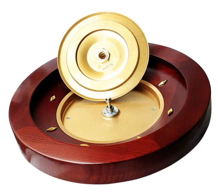 Senior Casino Professional 20inch Wood Roulette Wheel Roulette Game For Casino Entertainment