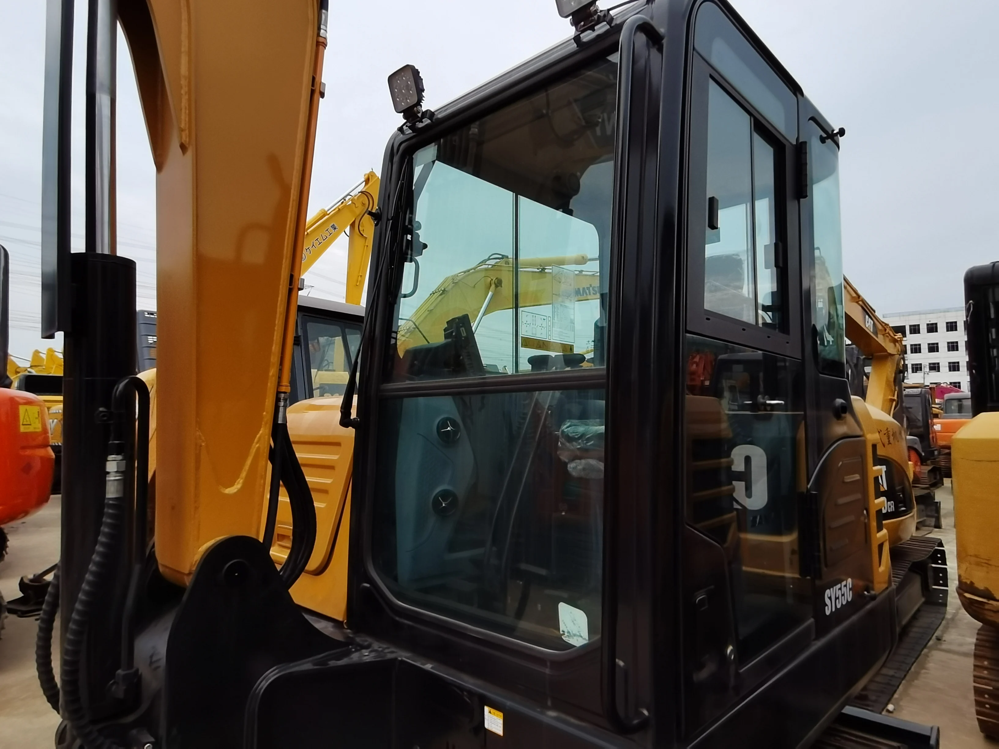 High Performance Reliable Stabilize Safe SANY 55c 5.5 Ton Used Excavators Hydraulic Excavator