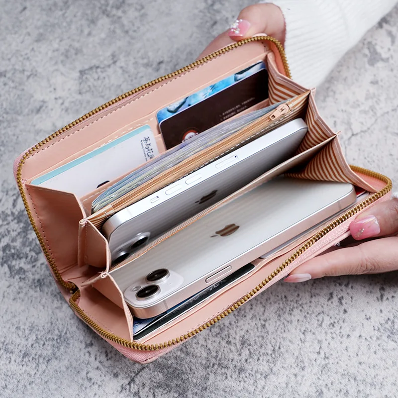 Ladies Travel Purse Zip Women wallet 2022 Long Wallets for women Fashionable Wallet women
