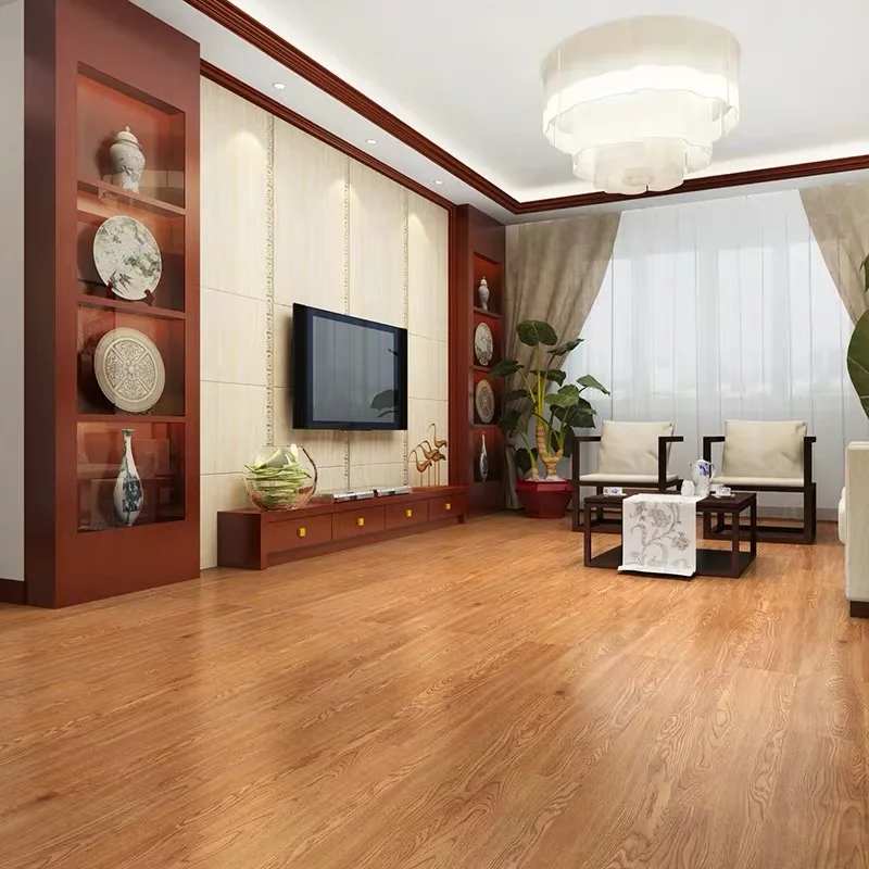 
American Wholesale 2mm Thick Rigid Click PVC Vinyl flooring with IXPE Foam 