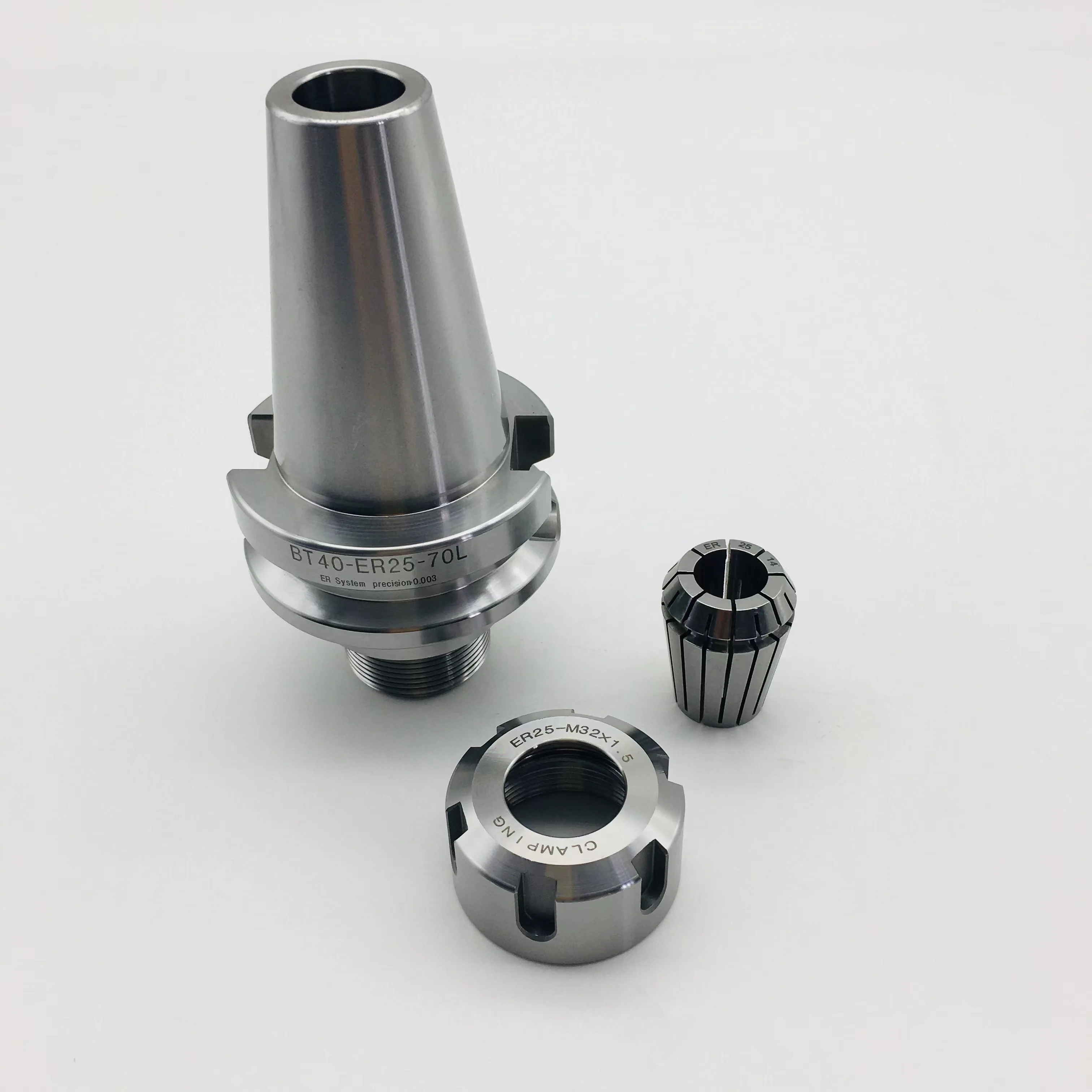 China manufacturer  BT40 ER25-70L  Milling Collet Chuck Tool Holder for CNC Machine Center