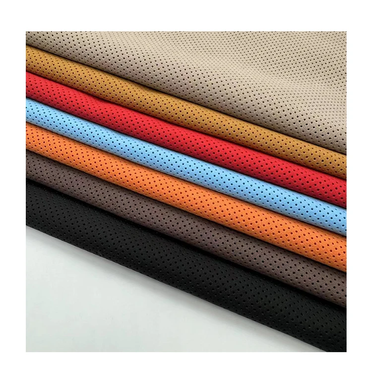 Car Seat Back Interior Accessories Luxury Wellfit Leather Perforated Pu Leather Fabric