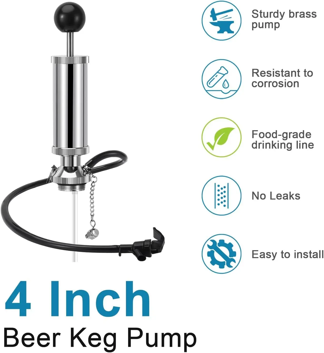 Новейший 4-дюймовый мини-насос для бочонка и кран пикника