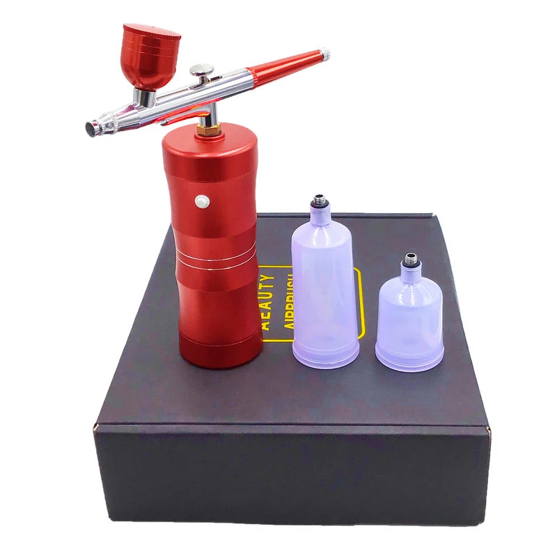 Handheld mini master water base for makeup airbrush for cake professional cool make up air compressor cool portable kit
