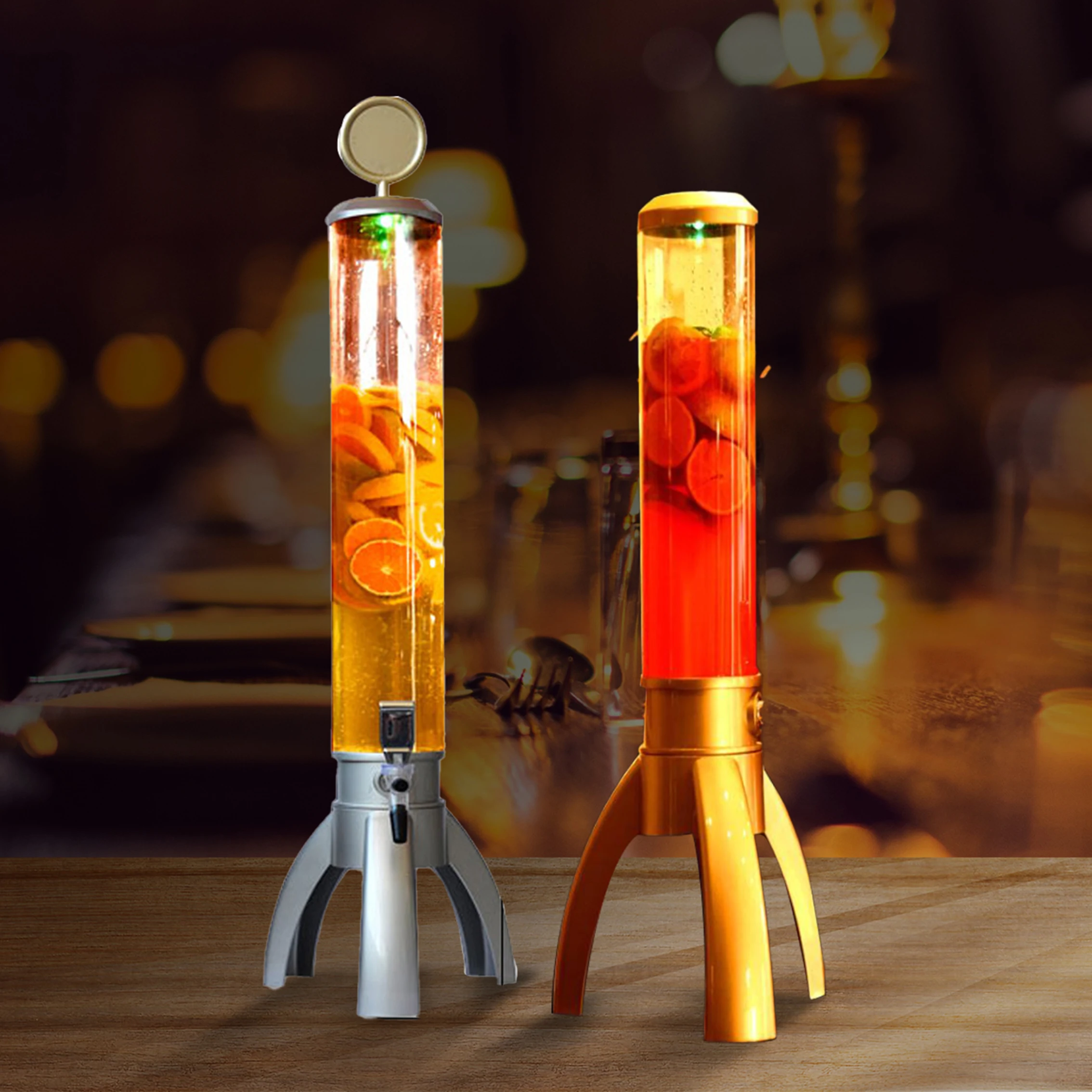 3 litres Party Hotel nightclub restaurant bar Accessories Budweiser 3L bar equipment beer dispenser tower cooler With Ice Tube