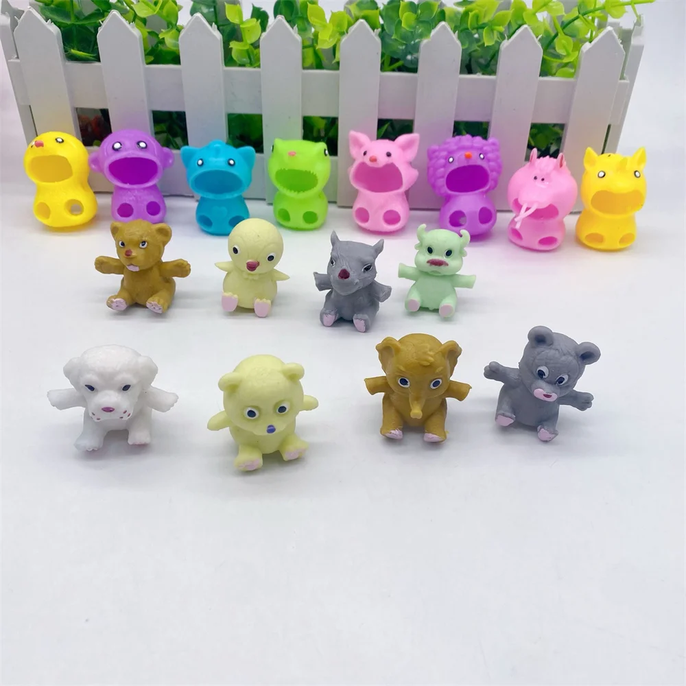 Милые куклы Имитация животных кукла мягкие ПВХ игрушки оптовая продажа Мультяшные фигурки
