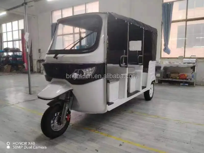 EEC COC Auto Rickshaw Electric Battery Power Tricycle for Passenger Efficient and Eco-Friendly Electric Rickshaw