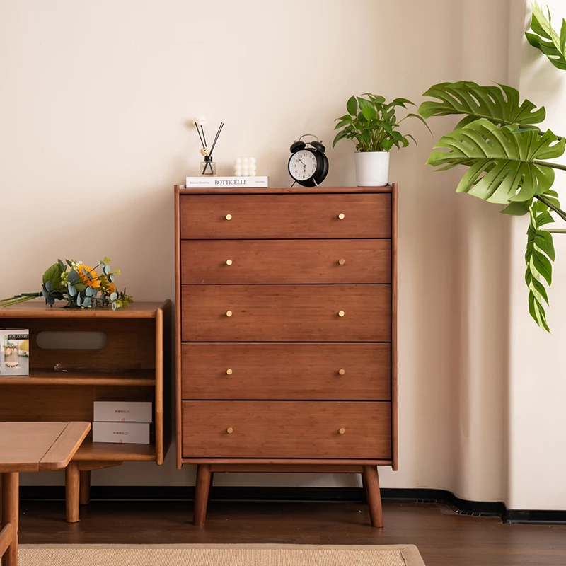 AiLiKEA PLANT OEM&ODM HOT SALE CUSTOMIZED Modern style e Bamboo chest of drawers cabinet storage bedroom furniture