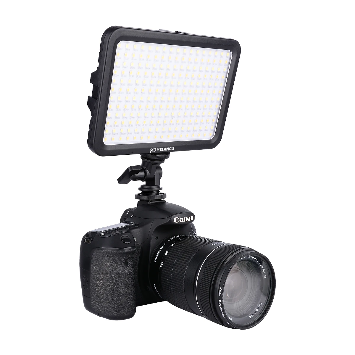 Yelangu3300K~5600K Mini Led 204 Light for Camera Video
