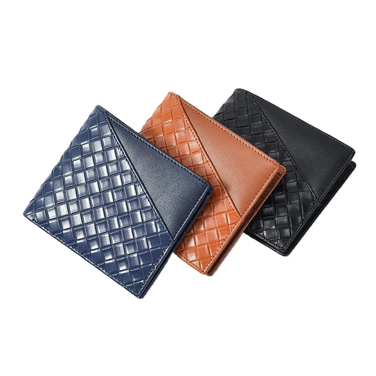 Factory Suppliers Carbon Fibers Leather Slim Carteras Men Wallet Rfid Card Credit Card Money Clips Luxury Wallet Leather Wallets