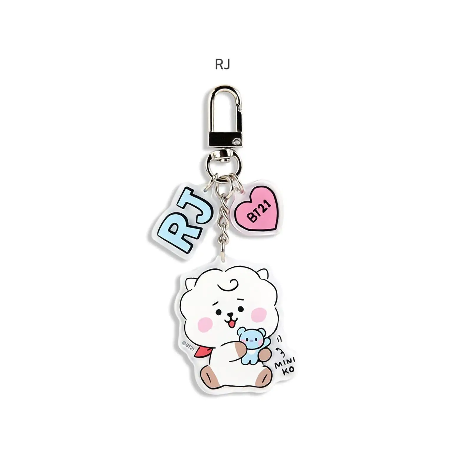 China supplier high quality BTS keychain custom logo image acrylic keychain plastic keychain