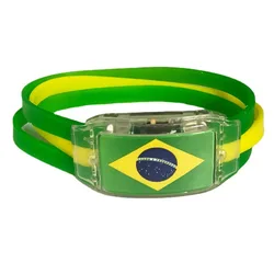 All 32 Country Football Team Country Flag Led Bracelet Silicone Led Bracelet Wristband