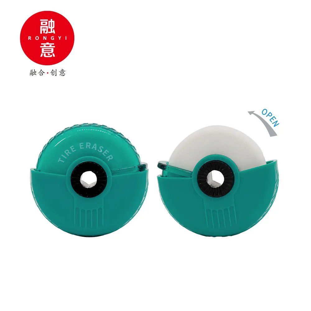 2024 New tire Roller Eraser Color wheel eraser factory customized student fun Office eraser stationery promotion