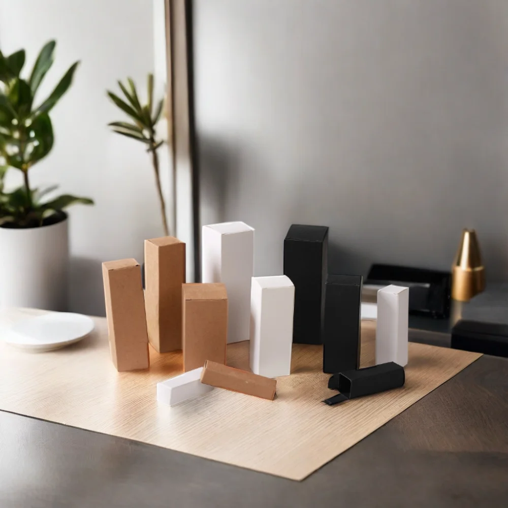 GMI Bulk Essence Skin Care Lotion Paper Box Thickened White Card Cosmetic Packaging with UV Coating Vanishing Printing Handling