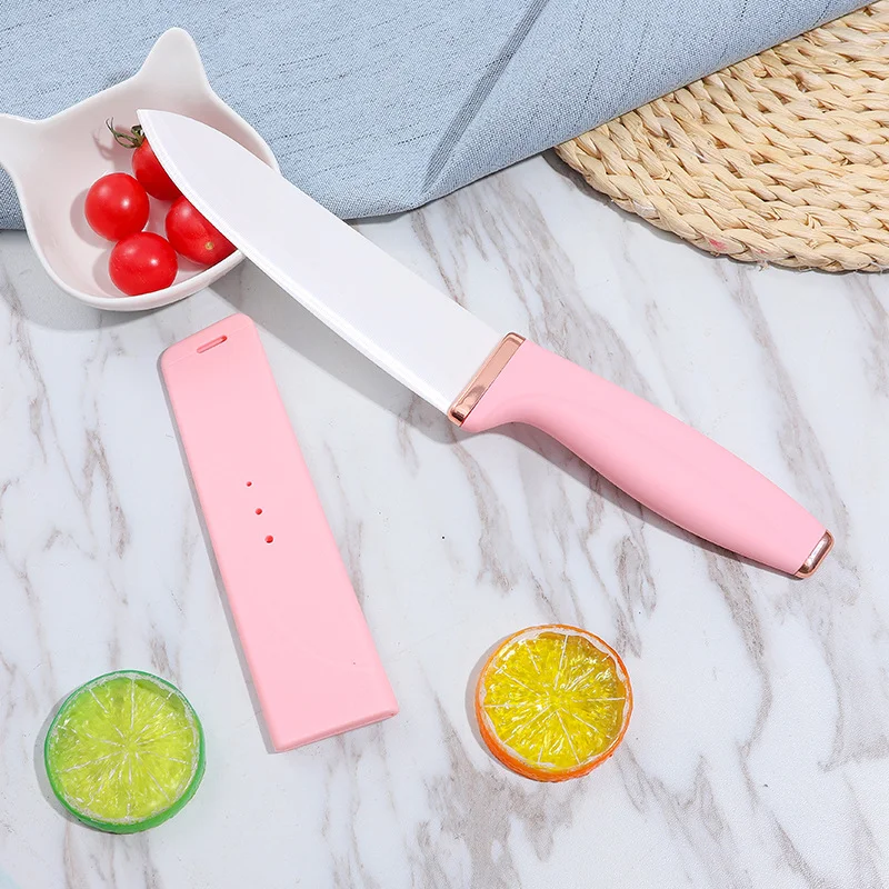 Wholesale Kitchen Ceramic cooking Knife Paring Vegetable Fruit fruit knife with Sheath