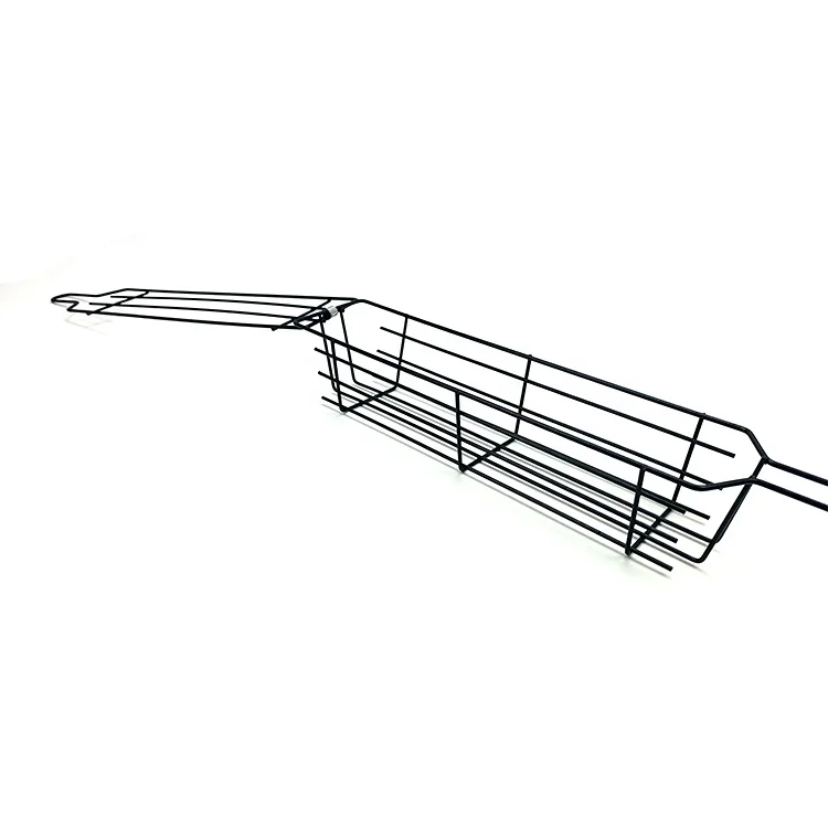 Non-stick Portable BBQ Kabob charcoal Metal bbq Corn Basket vegetables grill Flip Grill Jumbo Shrimps Grilling Net