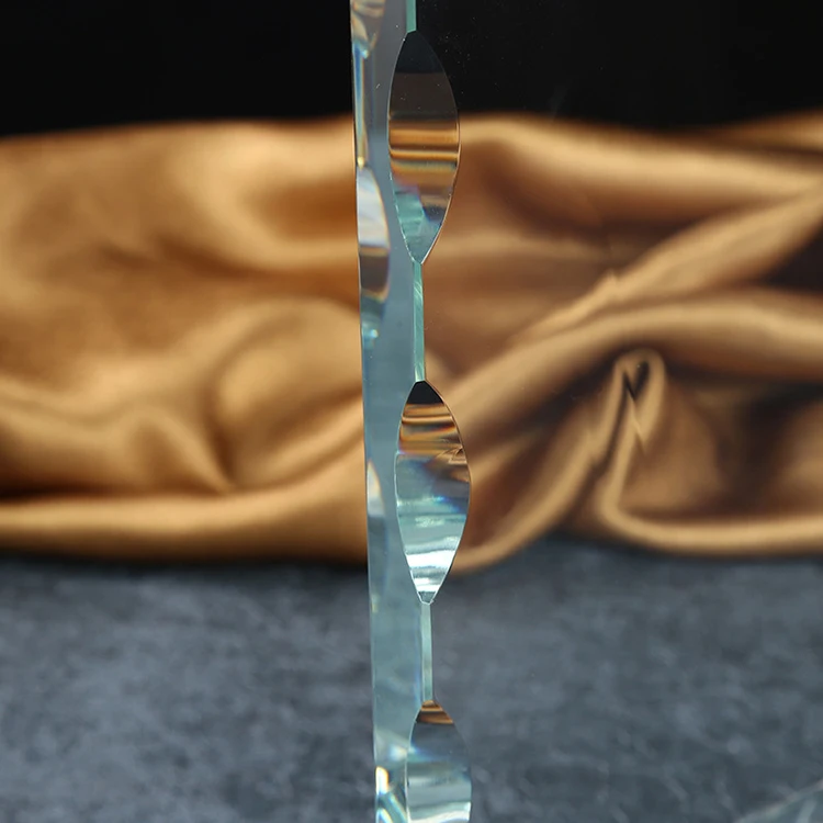 MH-NJ0043 Blank crystal plaque trophy shield