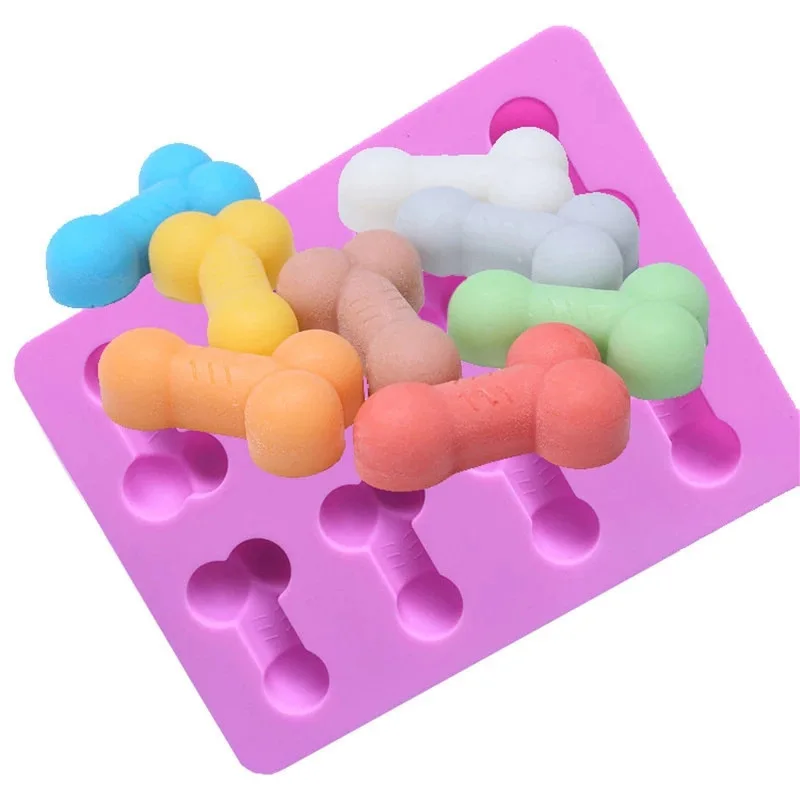 Birthday party supplier penis silicone cake mould silicone molds 8 cavity ice cube molds