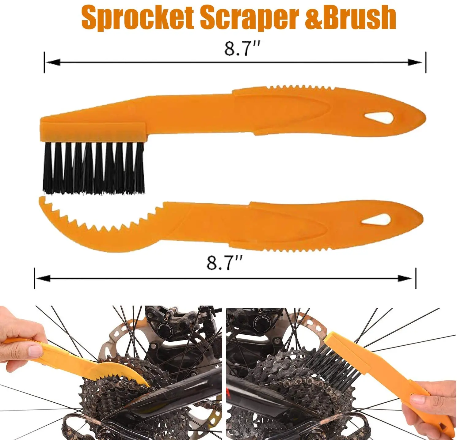 TDF 6pcs Bike Bicycle Clean Brush Kit/Cleaning Tools for Bike Chain bicycle cleaning brush