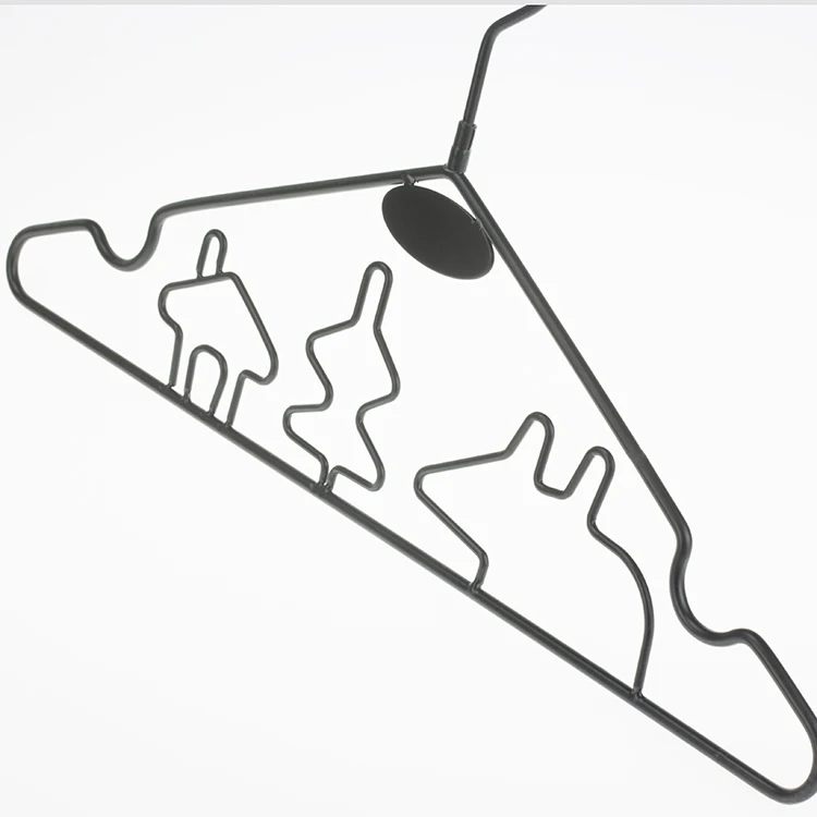 Commercial Metal Clothes Hanger Wardrobe Customized Irregularity Clothes Hanger