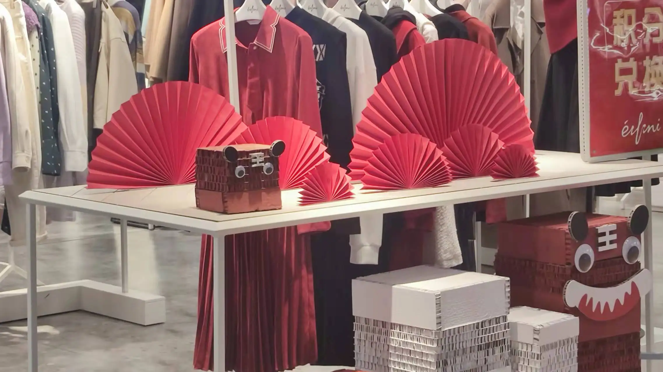 Arts and crafts paper fan color paper fan high -grade art