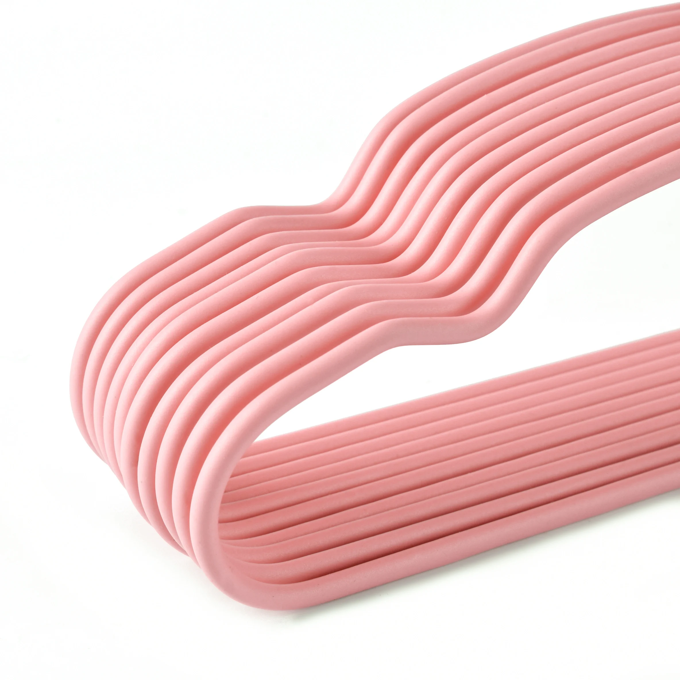 2023 new design matt light cheap plastic baby kids clothes hanger