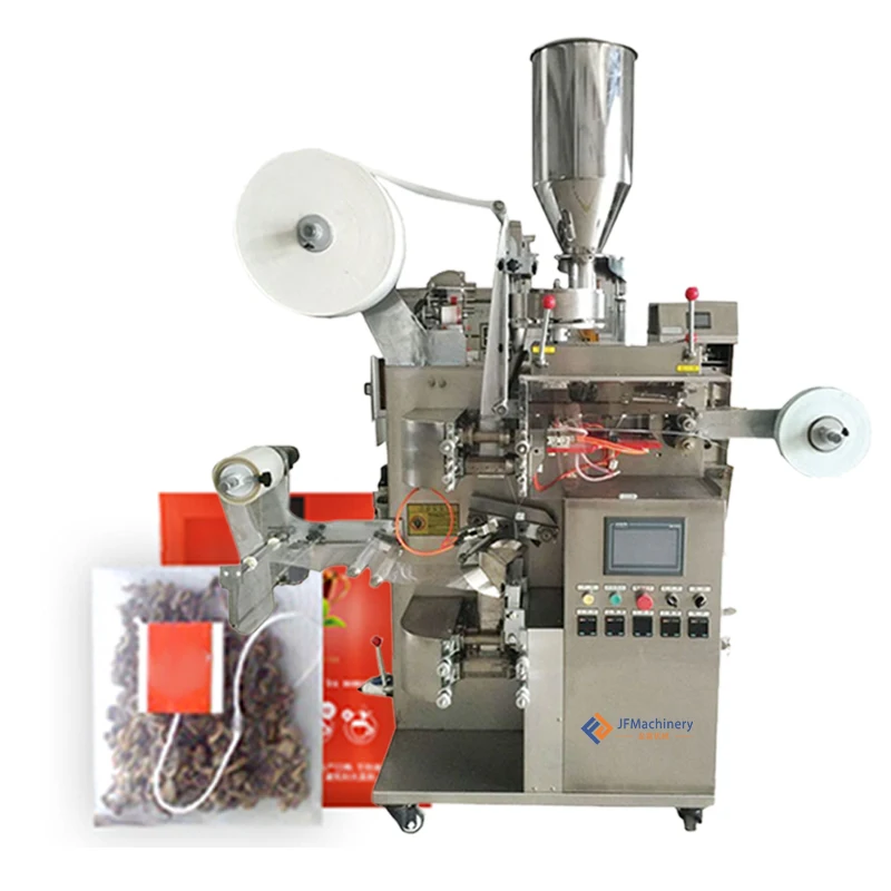 Inner and Outer Tea Bag packaging Broken Tea/Leaves Tea/Herbe  Filter Paper Bag Tea Packing Machine