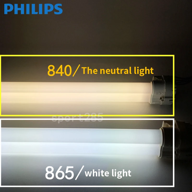  Лампа Philips h энергосберегающая четырехконтактная лампа длинная полоса домашняя 55 Вт Трехцветная флуоресцентная трубка h-Образная Трубка