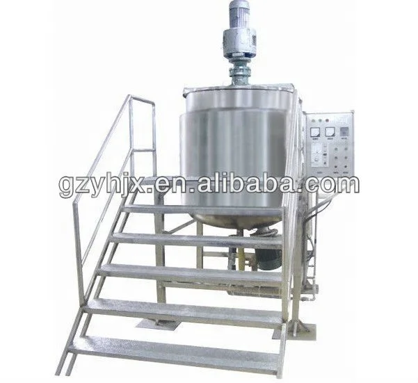 Hand sanitizer  making machine liquid soap mixing machine batch reactor stainless steel high shear mixer