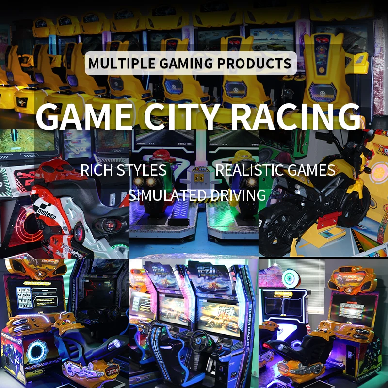 Game City Coin Racing Game Simulator Arcade Simulator Driving Game Machine for Sale