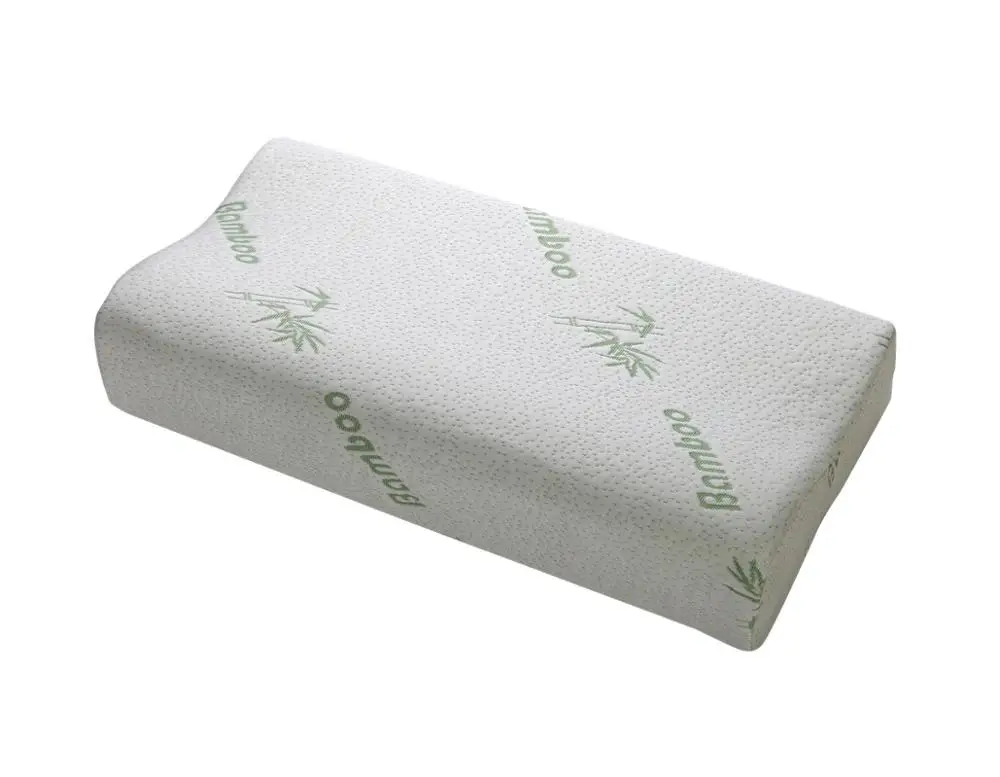 
Bed hotel Knitted Jacquard fabric slow rebound memory foam bamboo pillow 