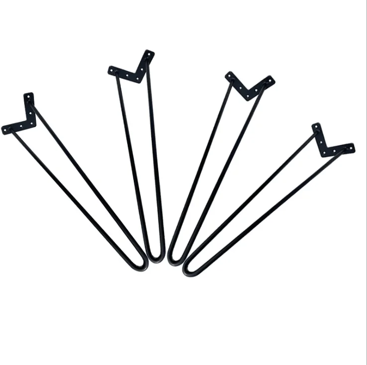 Manufacturer Custom Home Furniture Legs Metal Iron Hairpin Dining Table Legs