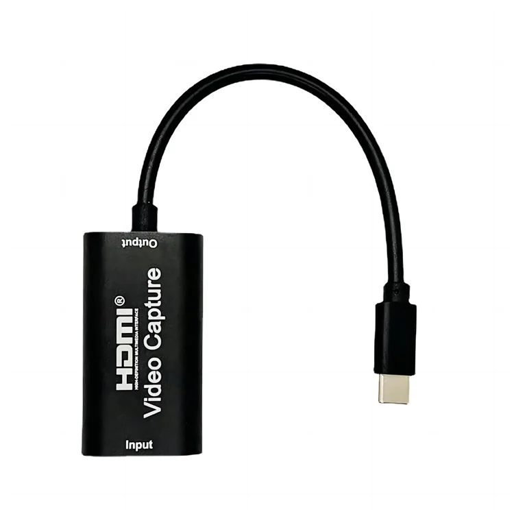 Video Capture Card TYPE-C 4K Suitable HDTV To TYPE-C Set-top Box Camera Recording Live Broadcast For Computer Mobile Phone PS4