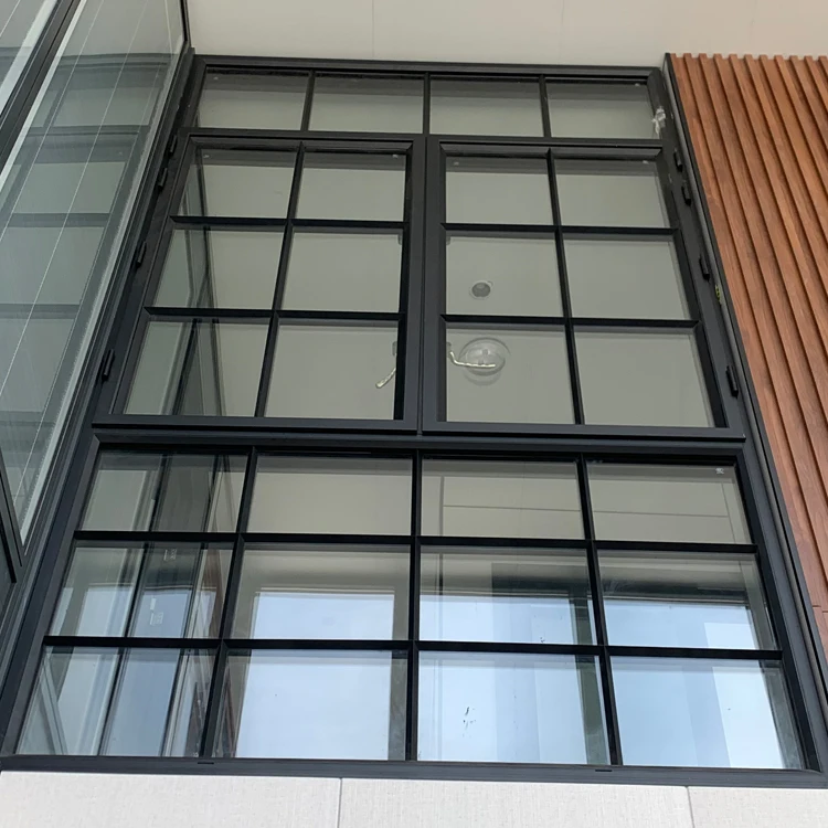 New Trend Arched Black French Frameless Double Hung Sliding Doors Aluminum Doors And Windows