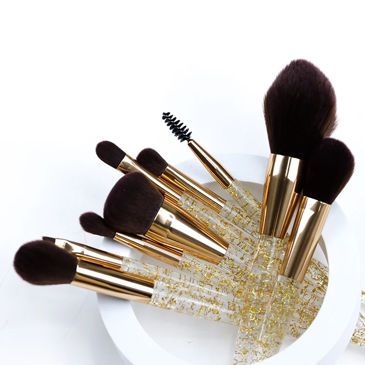 Wholesale 9 pcs makeup brush set of  factory price for face makeup