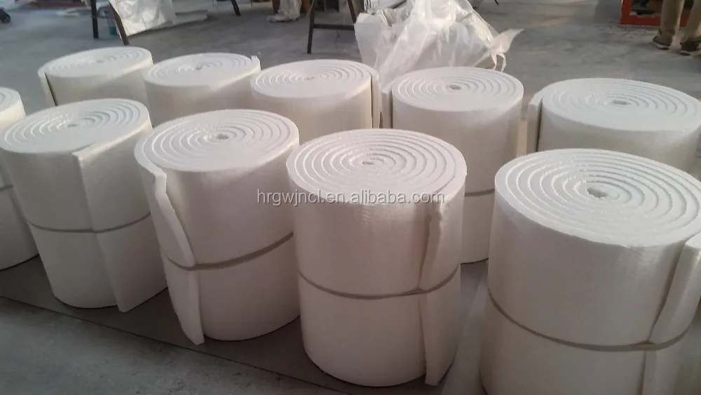 ceramic fiber HengRui 1260ST  Soluble ceramic  Fiber Blanket for Various industrial furnace lining insulation