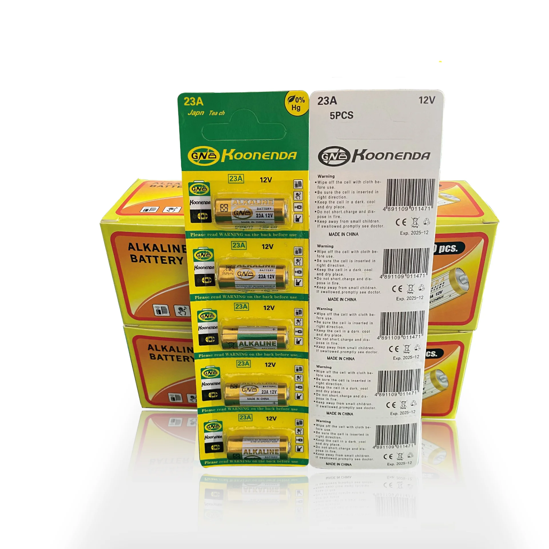 XYY Factory Price Super 23A 12V Alkaline Battery For Radios Or Remotes Control 23a battery