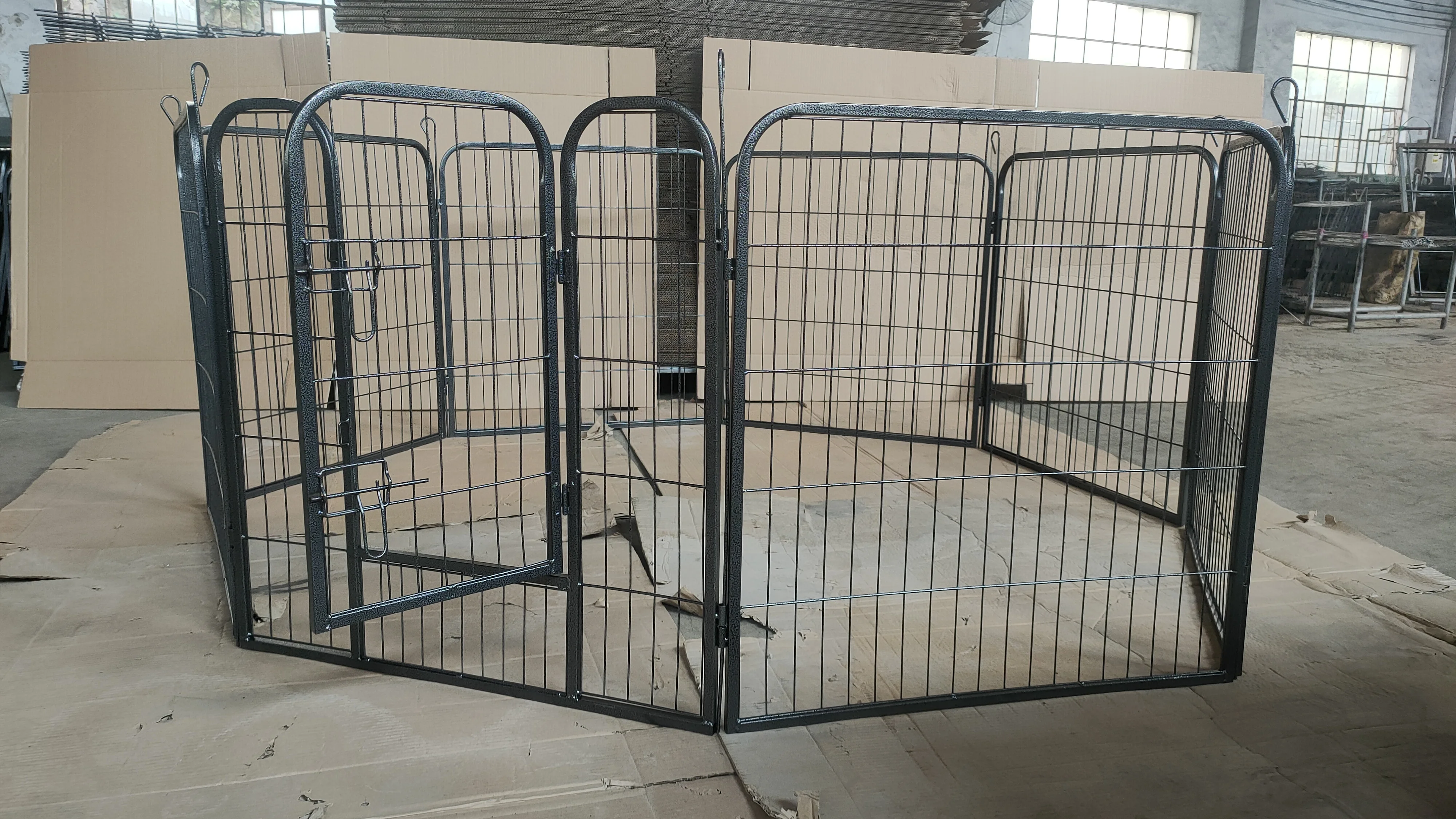 Heavy Duty Metal Dog Playpen Pet Pen Rabbit Fence for Puppy Cat Duck
