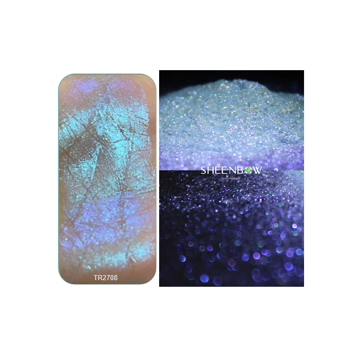 Sheenbow Candy Aurora Pigment Iridescent Chameleon Eyeshadow Pigment powder Loose Glitter Makeup