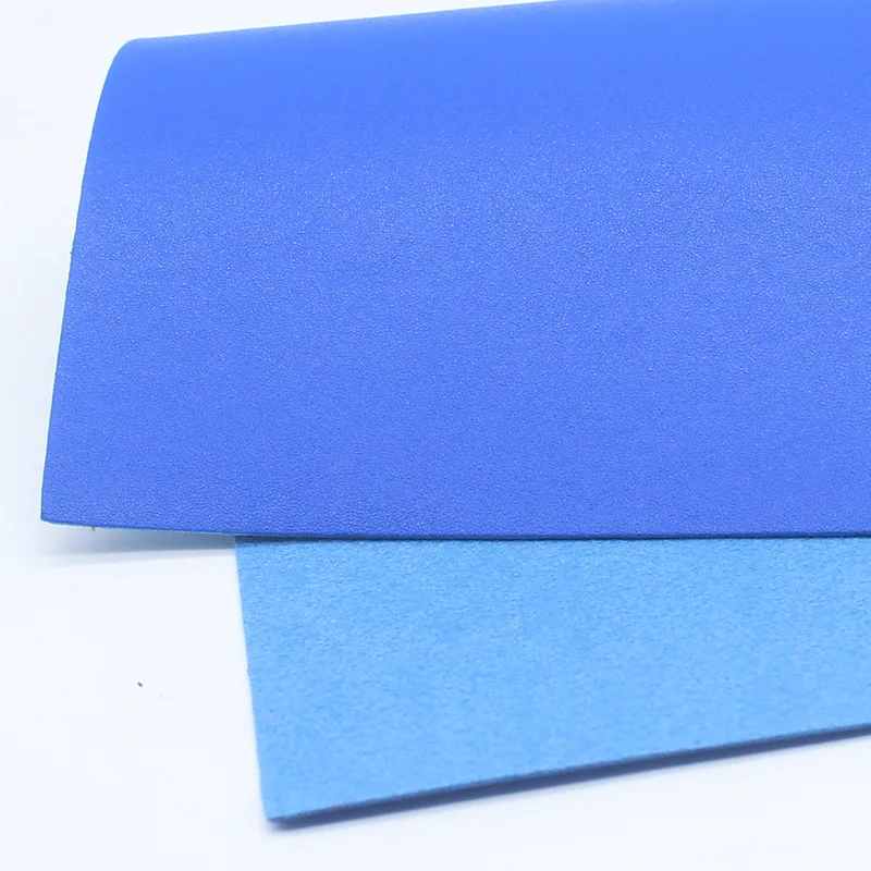 Solid Color 1.4mm Paper Grain Impregnated PU Leather Plain Artificial Shoe Leather Luggage Sofa Car Cover-Wholesale