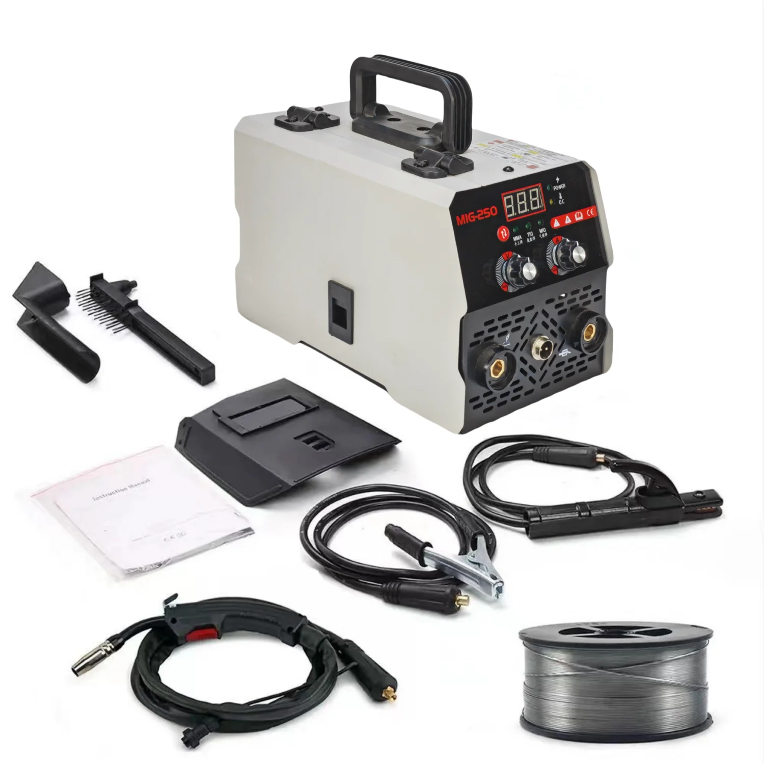 China Smart Portable  Multifunction 3 In 1 MIG-250  no Gas Welding Machine with low price