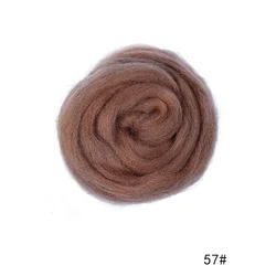 Wholesale Cheap Needle Felting Wool Roving Wool Yarm For Diy Craft Materials