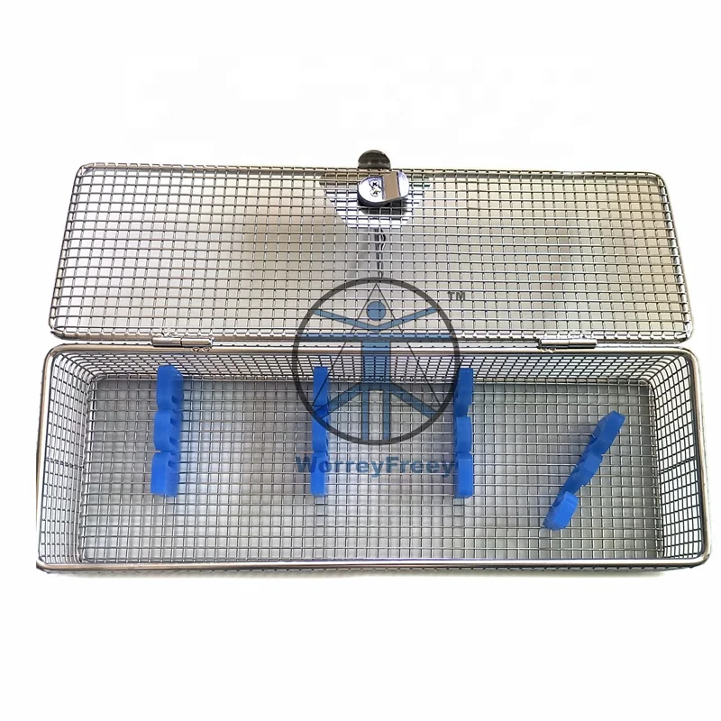 Orthopedic instruments  Autoclave sterilization tray , sterilization box for spine endoscope 6.3mm transforaminal endoscope