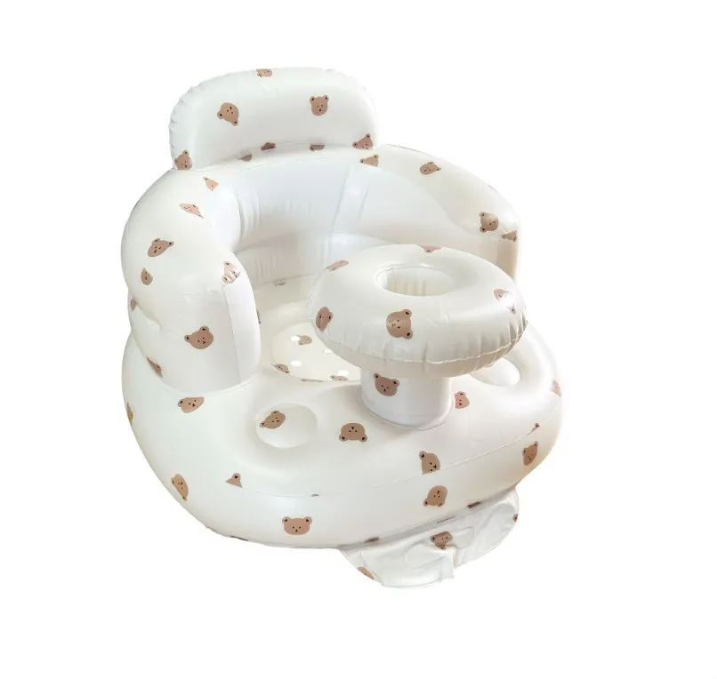 Hot Sale Inflatable Baby Seat Float Ring Swimming Circle Seat Boat Children Swimming Circle With Awning And Steering Wheel