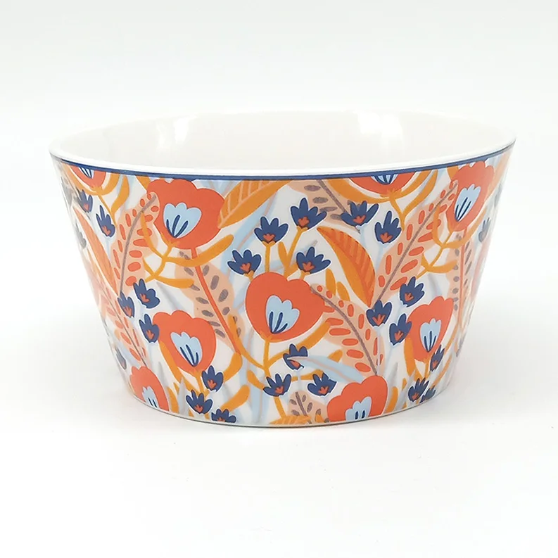 rslee design Factory Wholesale Hand Painted Colourful Ceramic Bowl with Nice Quality